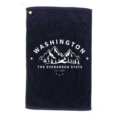 Washington The Evergreen State Golf Towel