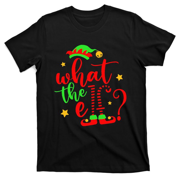 What The Elf Christmas Pajama Xmas Holiday Girl Funny T-Shirt