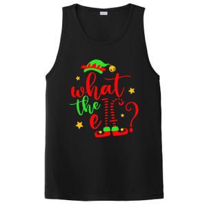 What The Elf Christmas Pajama Xmas Holiday Girl Funny PosiCharge Competitor Tank