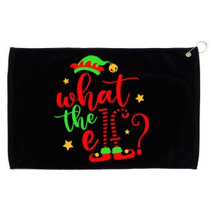 What The Elf Christmas Pajama Xmas Holiday Girl Funny Grommeted Golf Towel