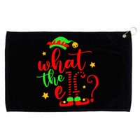 What The Elf Christmas Pajama Xmas Holiday Girl Funny Grommeted Golf Towel