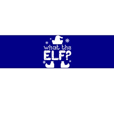 What The Elf Funny Christmas Gift Bumper Sticker