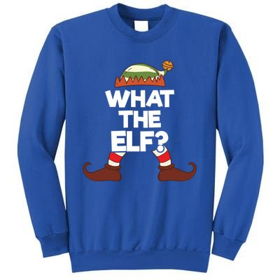 What The Elf Christmas Family Matching Confused Elf Costume Gift Sweatshirt