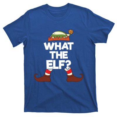 What The Elf Christmas Family Matching Confused Elf Costume Gift T-Shirt