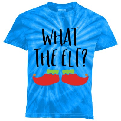 What The Elf Christmas Gift And Gift Kids Tie-Dye T-Shirt