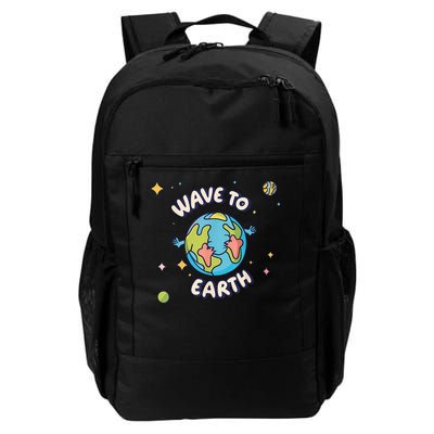 Wave To Earth Happy Earth Day Backpack