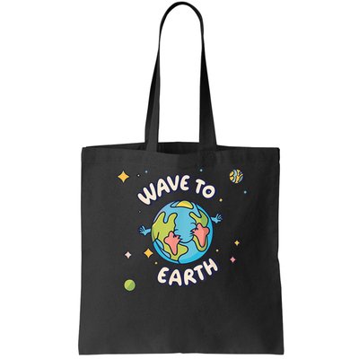 Wave To Earth Happy Earth Day Bag