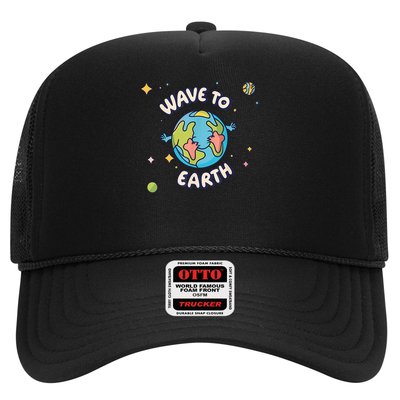 Wave To Earth Happy Earth Day Trucker Hat