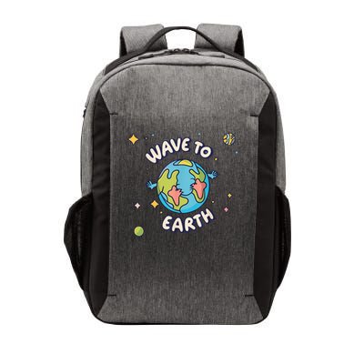 Wave To Earth Happy Earth Day Vector Backpack