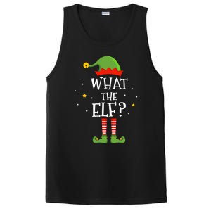 What The Elf Funny Christmas Matching Family Pajama Funny Gift PosiCharge Competitor Tank