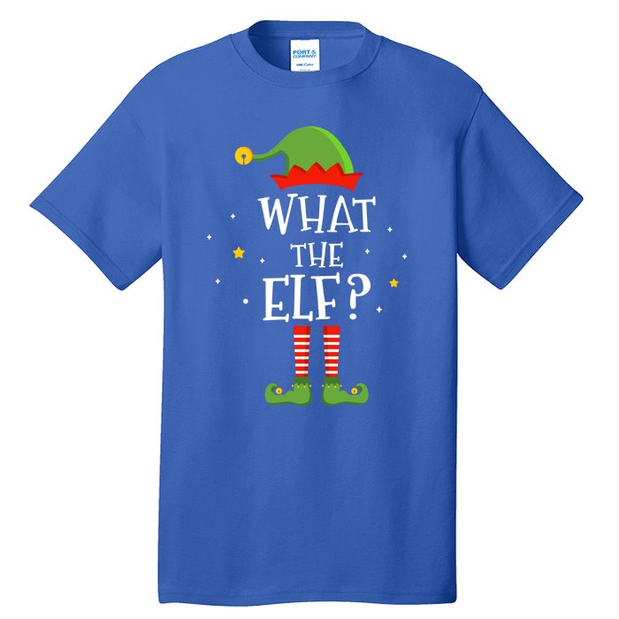 What The Elf Funny Christmas Matching Family Pajama Funny Gift Tall T-Shirt