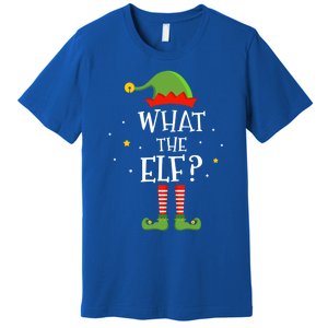 What The Elf Funny Christmas Matching Family Pajama Funny Gift Premium T-Shirt