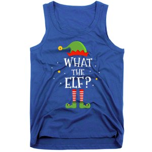 What The Elf Funny Christmas Matching Family Pajama Funny Gift Tank Top