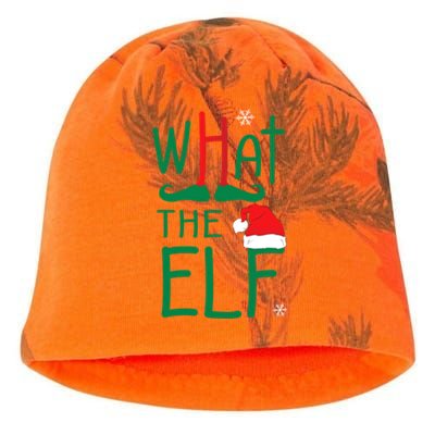 What The Elf Funny Ugly Christmas Xmas Gift Kati - Camo Knit Beanie