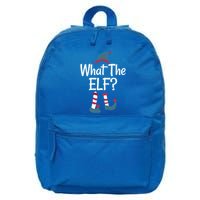 What The Elf Group Matching Family Christmas Gift Outfit Cool Gift 16 in Basic Backpack
