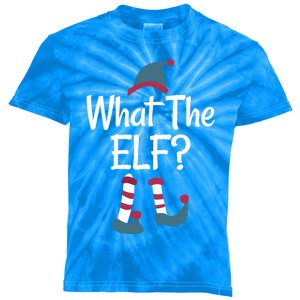 What The Elf Group Matching Family Christmas Gift Outfit Cool Gift Kids Tie-Dye T-Shirt