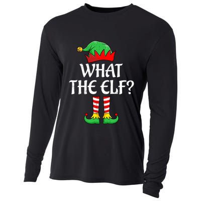 What The Elf Matching Family Christmas Gift Cooling Performance Long Sleeve Crew