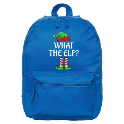 What The Elf Matching Family Christmas Gift 16 in Basic Backpack