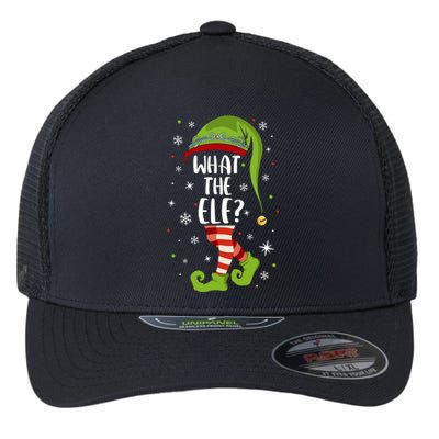 What The Elf Christmas Family Matching Xmas Group Funny Funny Gift Flexfit Unipanel Trucker Cap