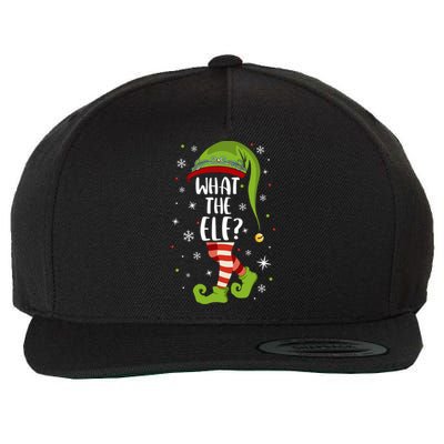 What The Elf Christmas Family Matching Xmas Group Funny Funny Gift Wool Snapback Cap