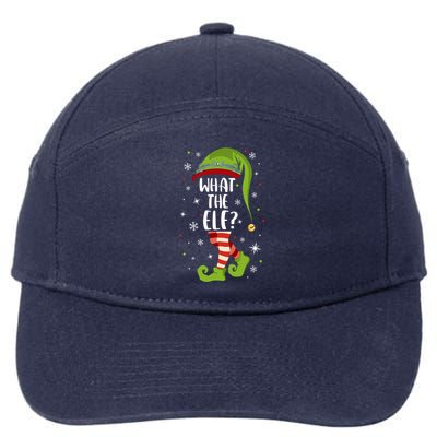 What The Elf Christmas Family Matching Xmas Group Funny Funny Gift 7-Panel Snapback Hat