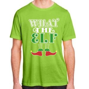 What The Elf Family Matching Christmas Group Gift Pajama Gift Adult ChromaSoft Performance T-Shirt