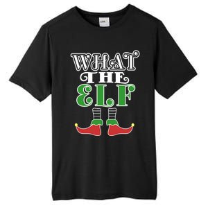 What The Elf Family Matching Christmas Group Gift Pajama Gift Tall Fusion ChromaSoft Performance T-Shirt