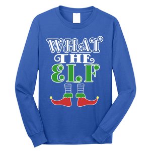 What The Elf Family Matching Christmas Group Gift Pajama Gift Long Sleeve Shirt