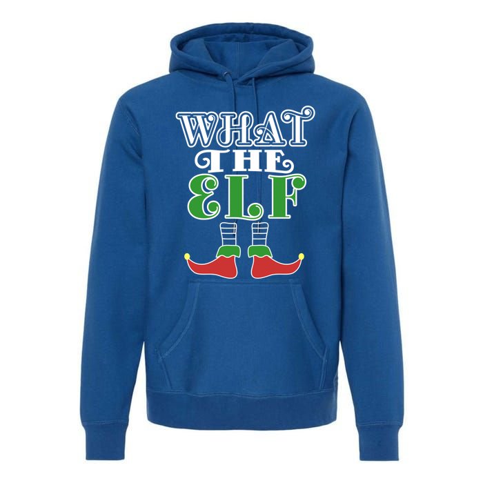 What The Elf Family Matching Christmas Group Gift Pajama Gift Premium Hoodie