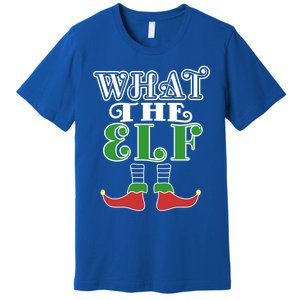 What The Elf Family Matching Christmas Group Gift Pajama Gift Premium T-Shirt