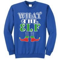 What The Elf Family Matching Christmas Group Gift Pajama Gift Tall Sweatshirt