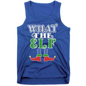 What The Elf Family Matching Christmas Group Gift Pajama Gift Tank Top