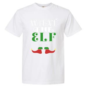 What The Elf Family Matching Christmas Group Gift Pajama Gift Garment-Dyed Heavyweight T-Shirt