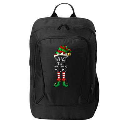 What The Elf Matching Family Group Christmas Party Pajama Great Gift City Backpack
