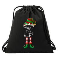 What The Elf Matching Family Group Christmas Party Pajama Great Gift Drawstring Bag
