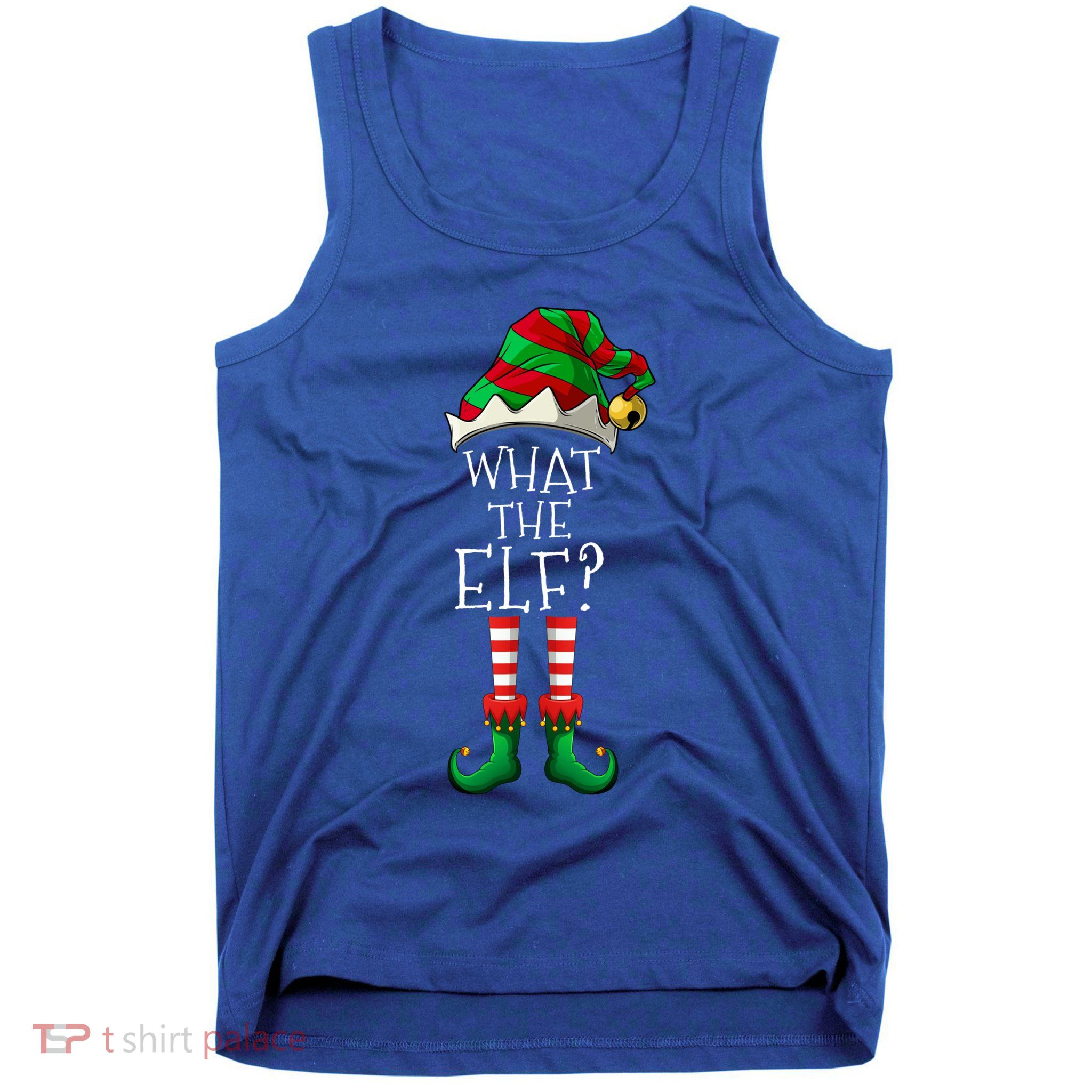 What The Elf Matching Family Group Christmas Party Pajama Great Gift Tank Top