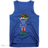 What The Elf Matching Family Group Christmas Party Pajama Great Gift Tank Top