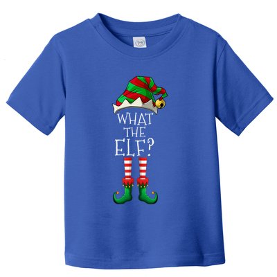 What The Elf Matching Family Group Christmas Party Pajama Great Gift Toddler T-Shirt