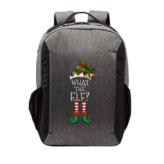 What The Elf Matching Family Group Christmas Party Pajama Great Gift Vector Backpack