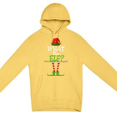 What The Elf Family Matching Funny Christmas Tees Adult Gift Premium Pullover Hoodie