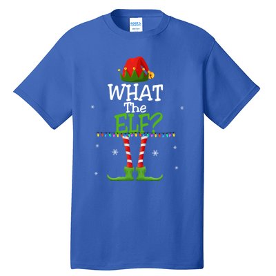 What The Elf Family Matching Funny Christmas Tees Adult Gift Tall T-Shirt