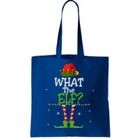 What The Elf Family Matching Funny Christmas Tees Adult Gift Tote Bag