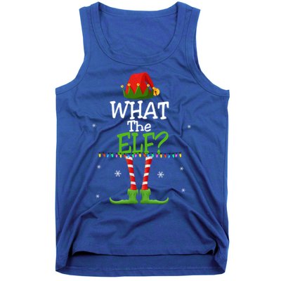 What The Elf Family Matching Funny Christmas Tees Adult Gift Tank Top