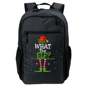 What The Elf Family Matching Funny Christmas Tees Adult Gift Daily Commute Backpack