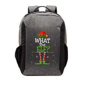 What The Elf Family Matching Funny Christmas Tees Adult Gift Vector Backpack