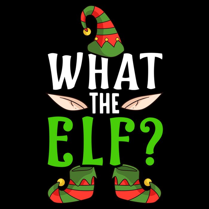 What The Elf Funny Ears No Swearing Christmas Meaningful Gift Flexfit Unipanel Trucker Cap