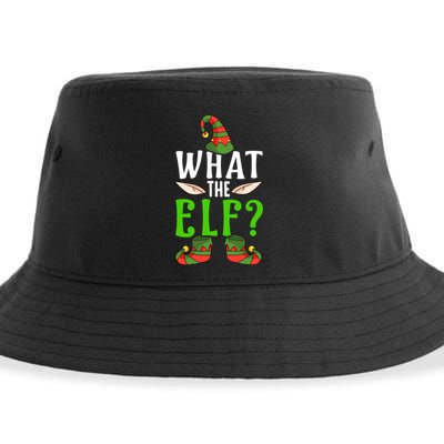 What The Elf Funny Ears No Swearing Christmas Meaningful Gift Sustainable Bucket Hat