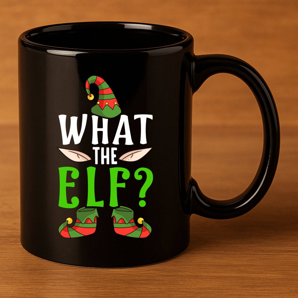 What The Elf Funny Ears No Swearing Christmas Meaningful Gift 11oz C Handle Ceramic Mug