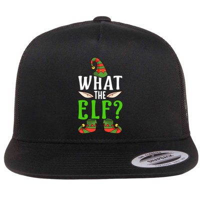 What The Elf Funny Ears No Swearing Christmas Meaningful Gift Flatbill Hat
