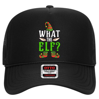 What The Elf Funny Ears No Swearing Christmas Meaningful Gift Trucker Hat